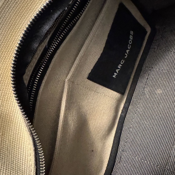 Marc Jacobs Cream and Black Canvas Tote - Picture 6 of 7